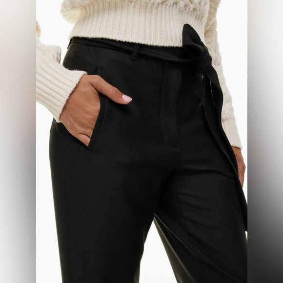 Aritzia high waisted linen pant - Picture 2 of 6